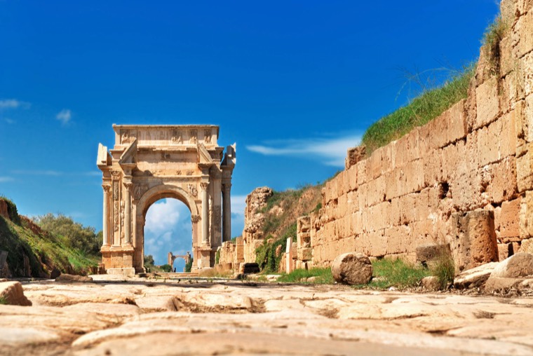 Libya — Leptis Magna — one of Rome's grandest cities, on African shores